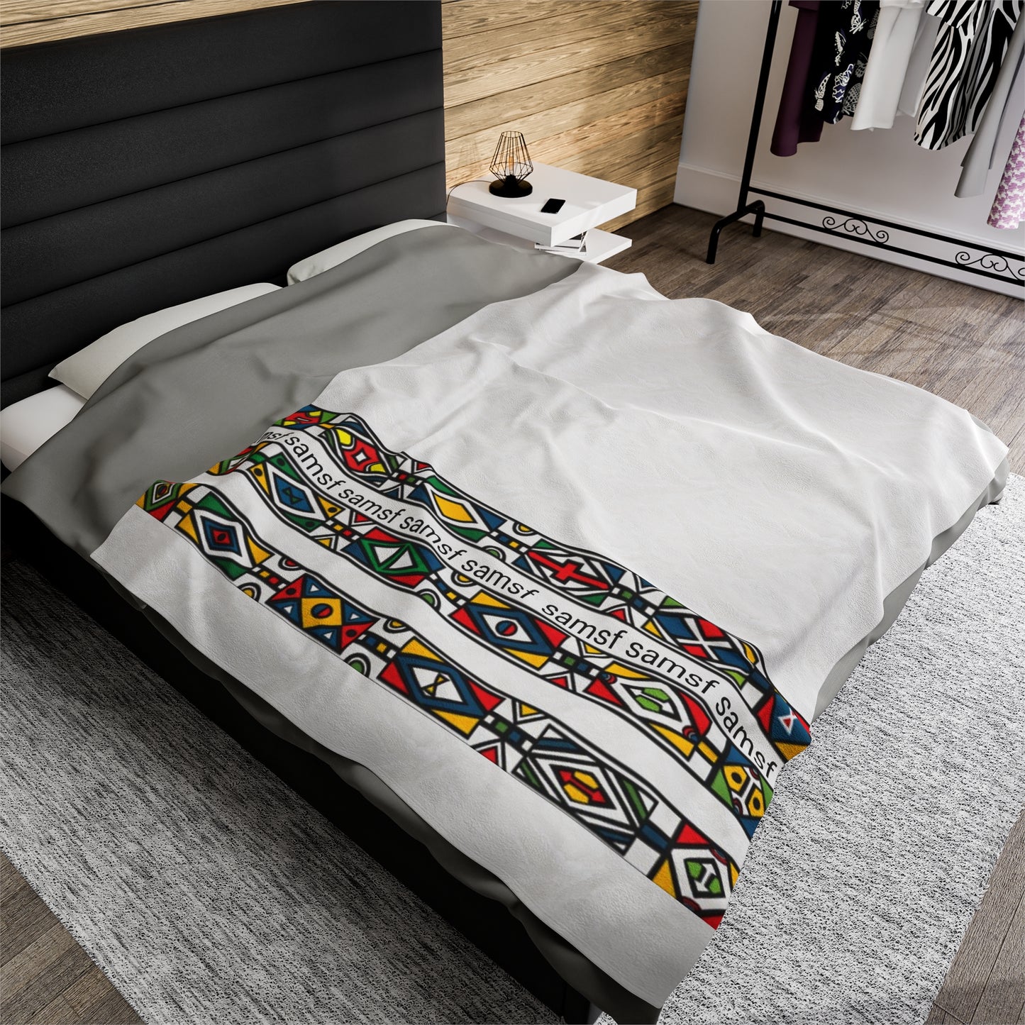 SAMSF Velveteen Plush Blanket