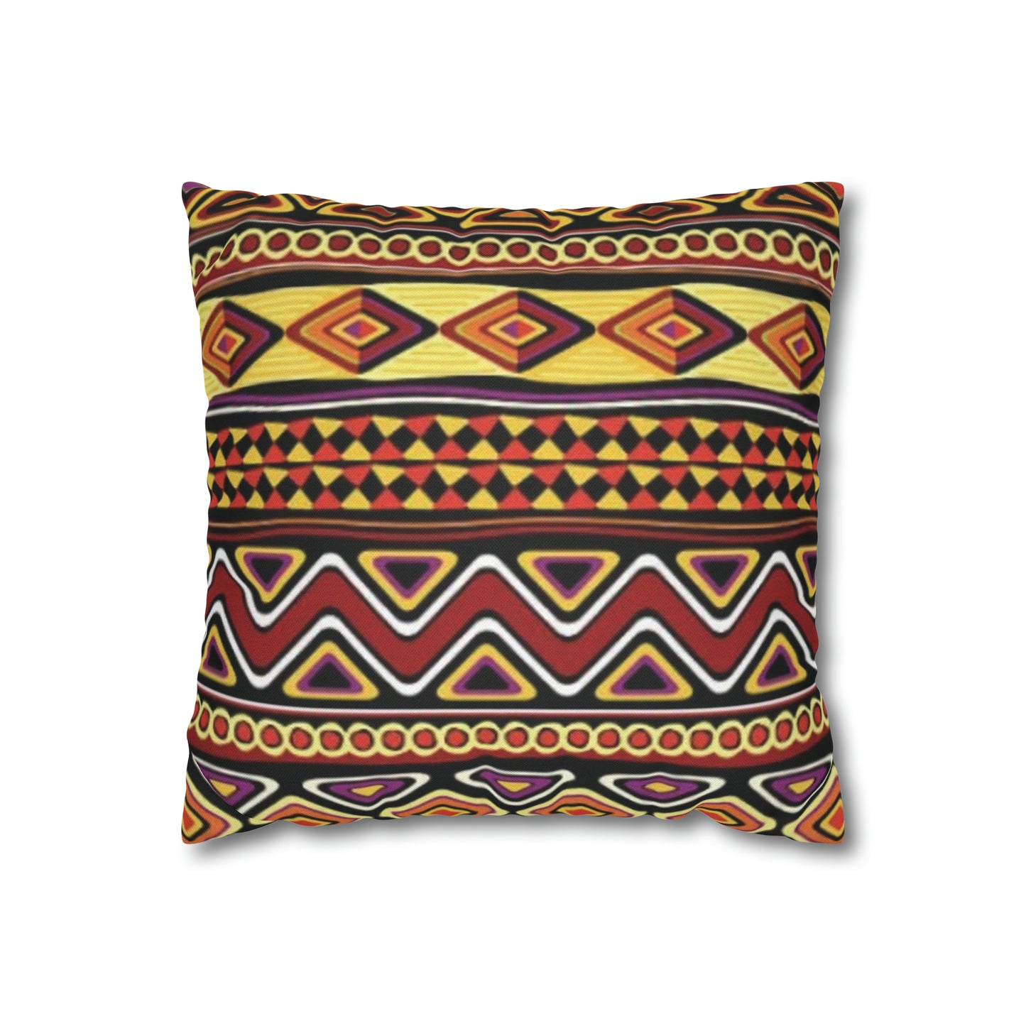Samsf Spun Polyester Square Pillow Case