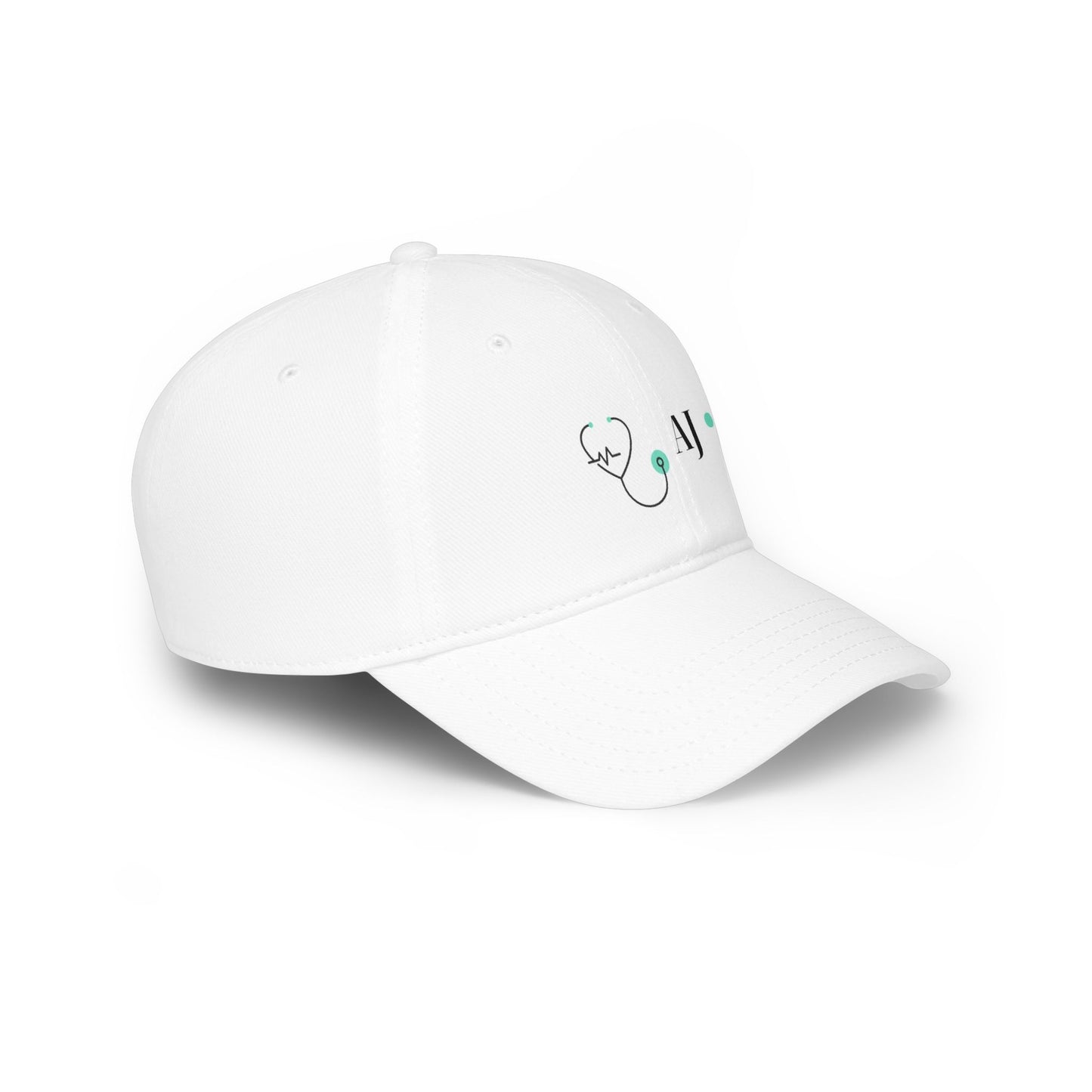 Personalized Nurse Stethoscope Cap — Monogram AJ Medical Baseball Hat For Miss Joki