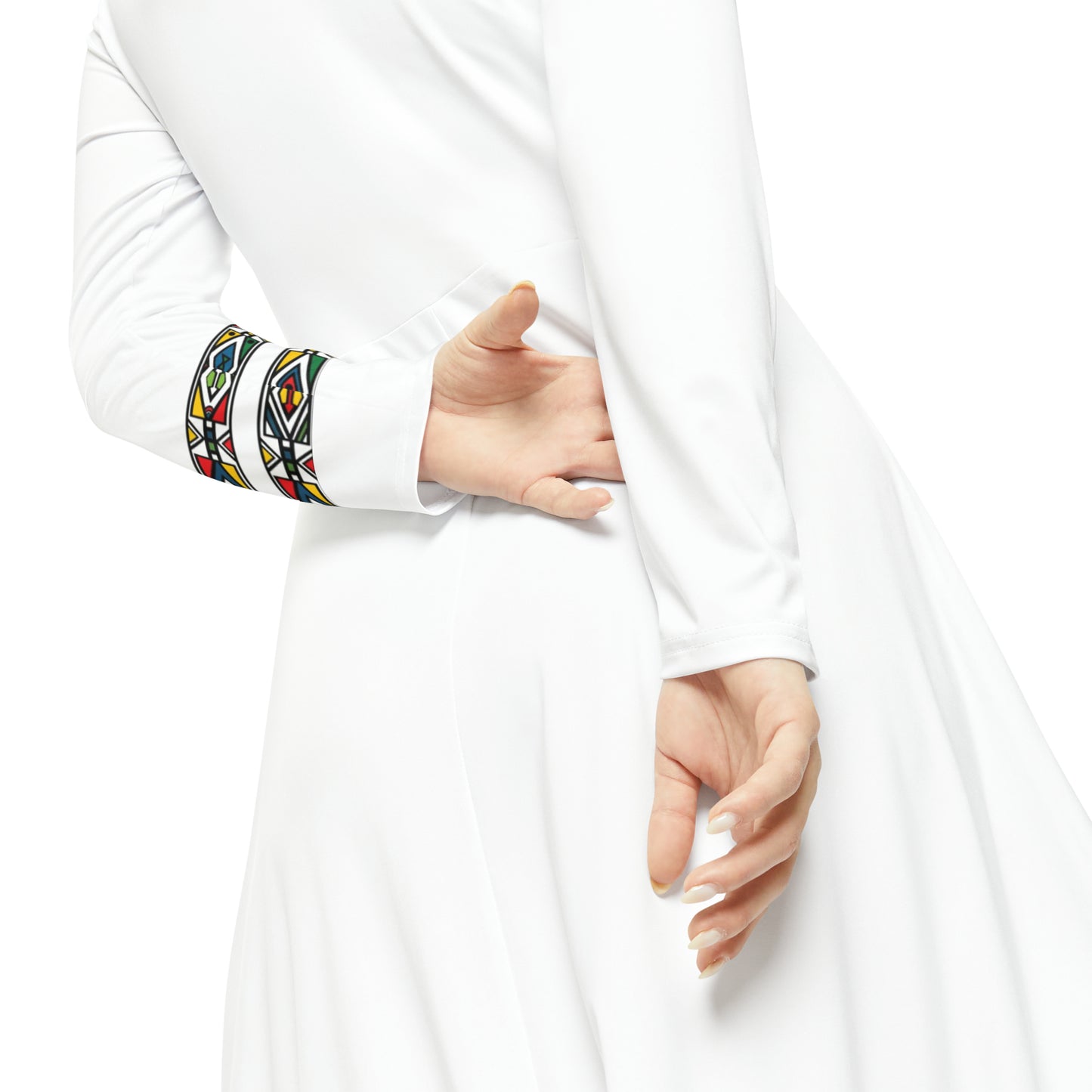 Women's Long Sleeve Dance Dress (AOP)
