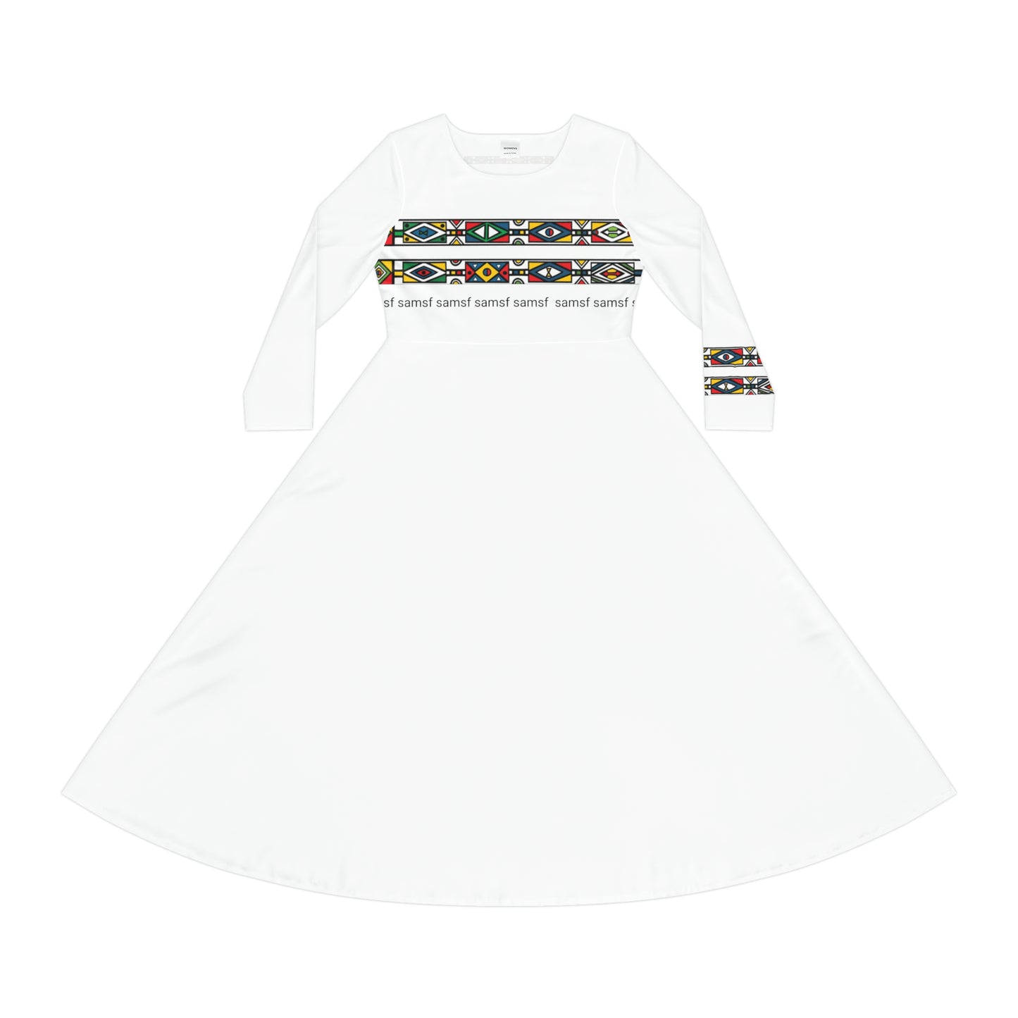 Women's Long Sleeve Dance Dress (AOP)