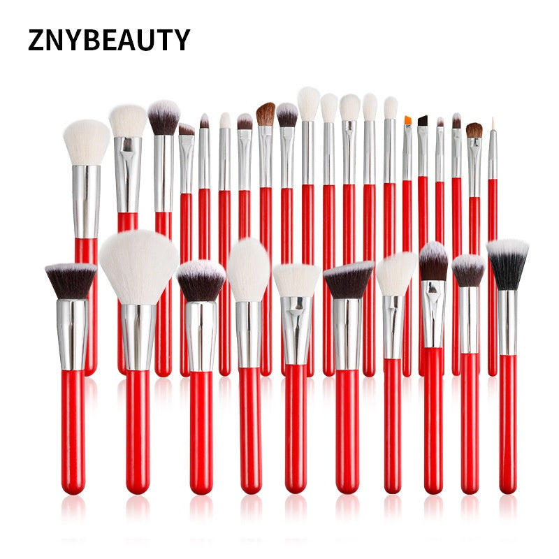 Lebo 30 PCs Makeup Brush Set Soft Hair Eye Shadow Blush Face Powder Full Set