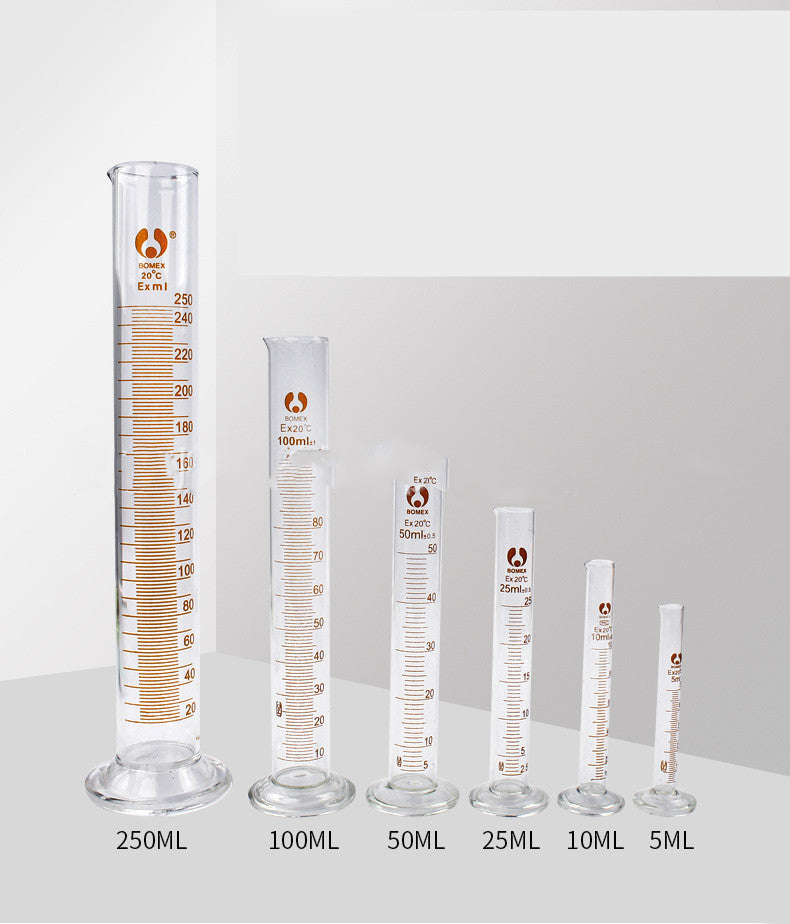 .0 Chemical Laboratory Thickened Glass Graduated Cylinder