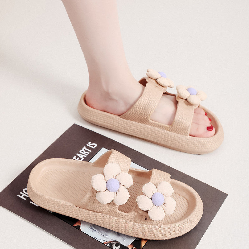 FLowers Shoes Home Thick-soled Eva Slippers