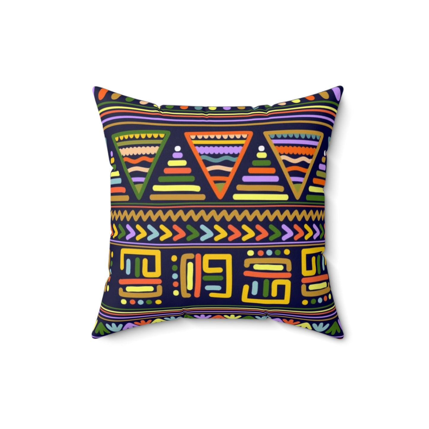 Samsf Spun Polyester Square Pillow