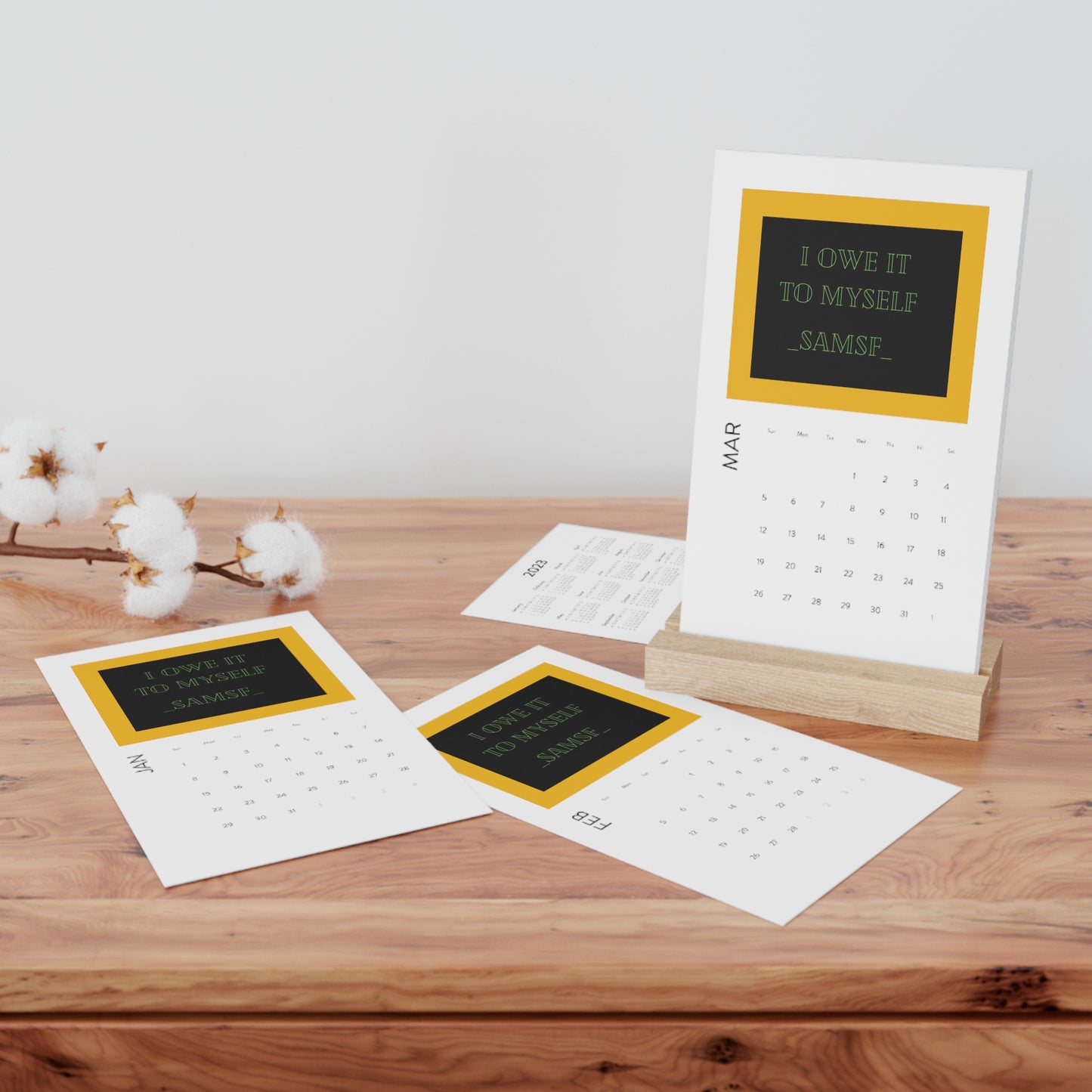 Vertical Desk Calendar (2023)