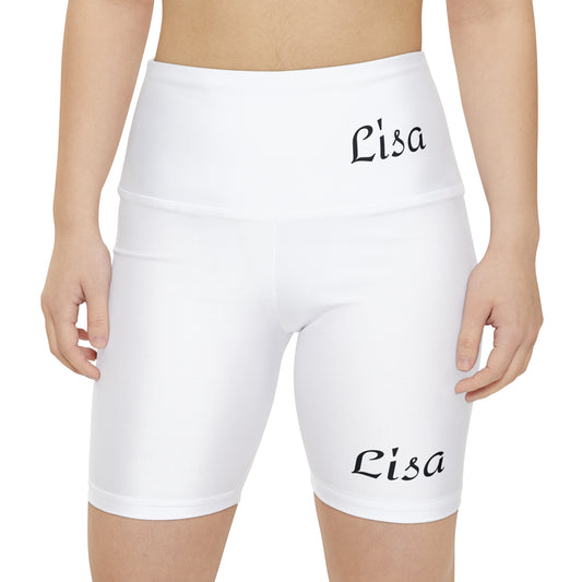 Women's Workout Shorts (AOP) for Mrs Lisa