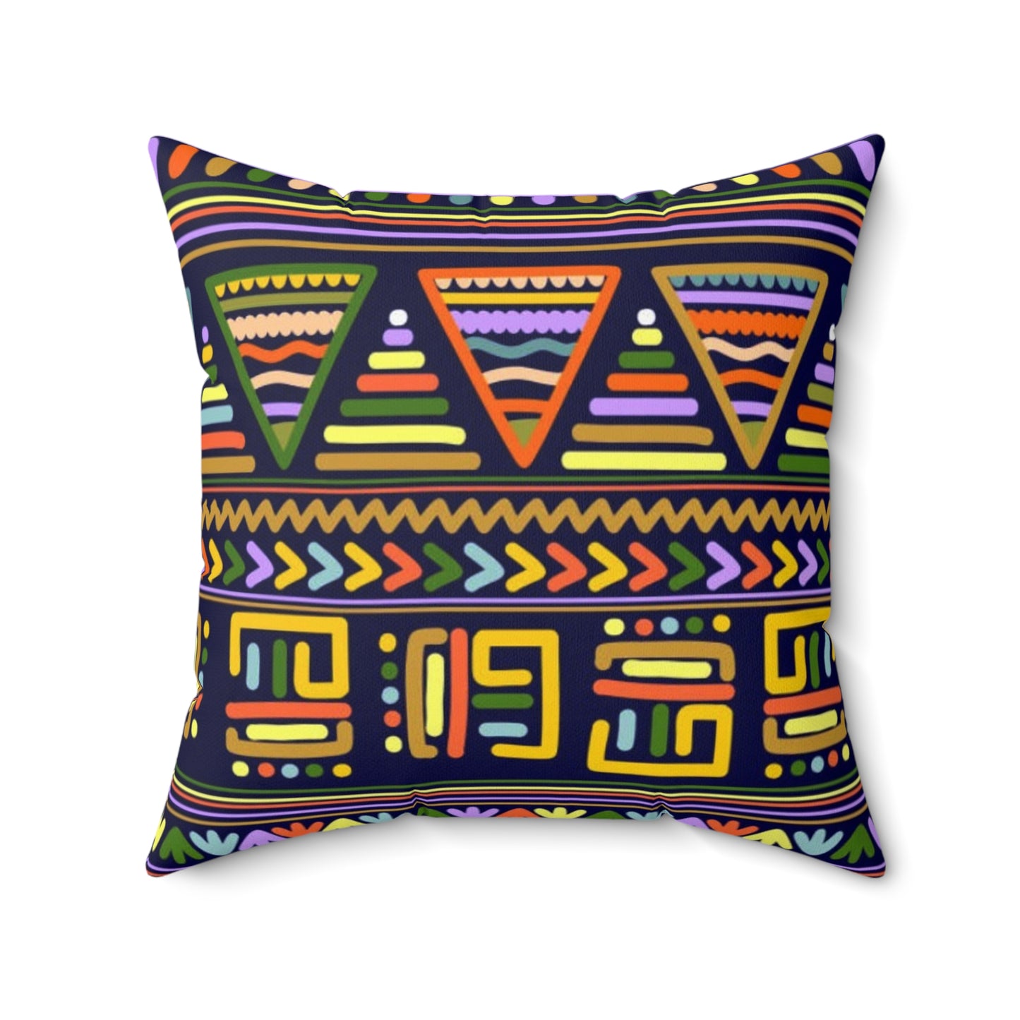 Samsf Spun Polyester Square Pillow