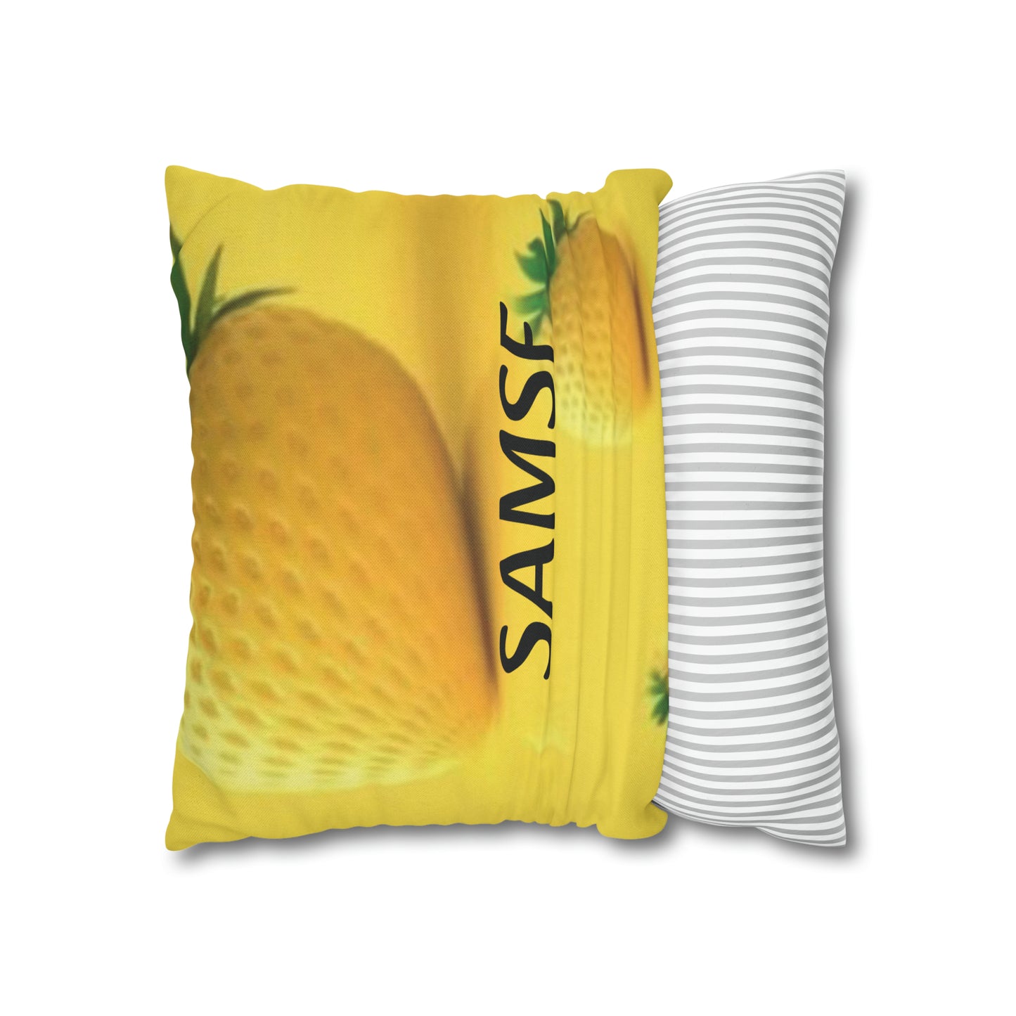 Samsf Spun Polyester Square Pillow Case