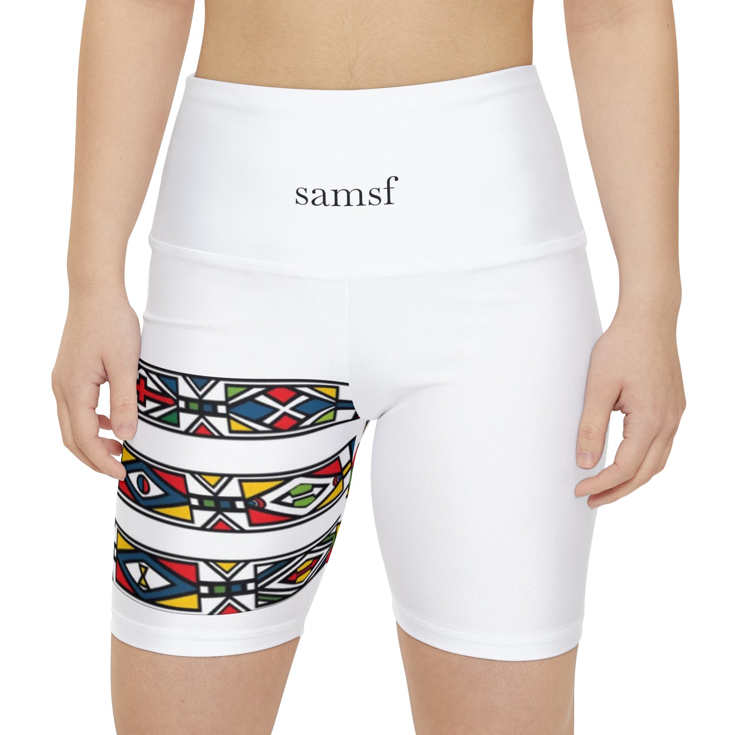 SAMSF Women's Workout Shorts (AOP)