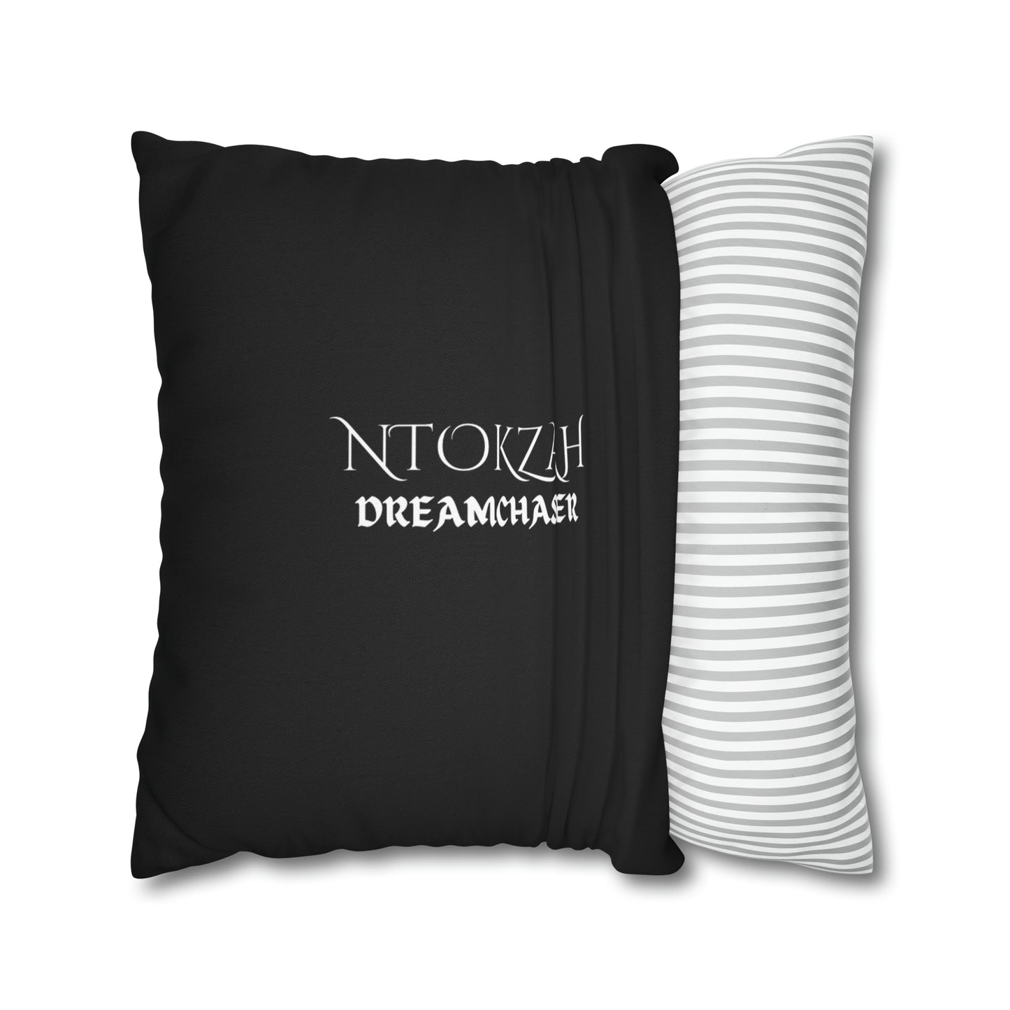 Ntokzah Spun Polyester Square Pillow Case