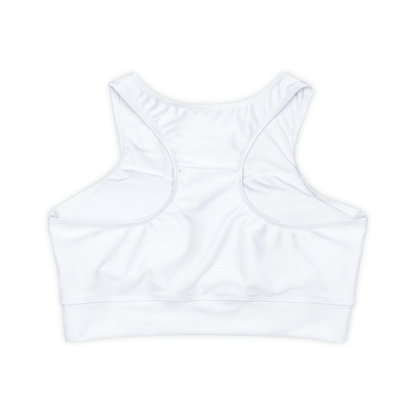 Fully Lined, Padded Sports Bra (AOP) Lola LLC