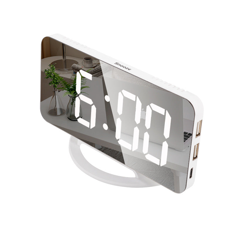 Creative Multifunctional LED Mirror Clock