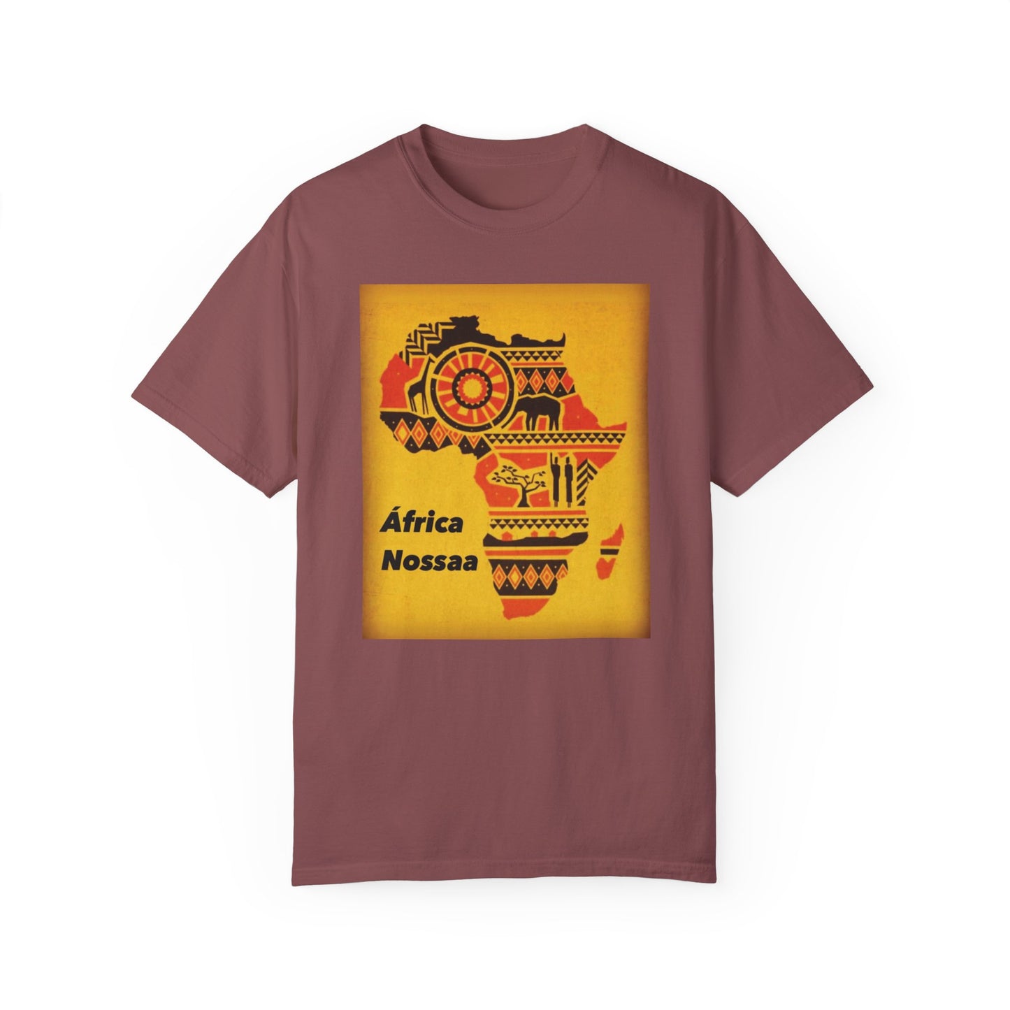 …,,Unisex Garment-Dyed T-shirt For Africa nossa