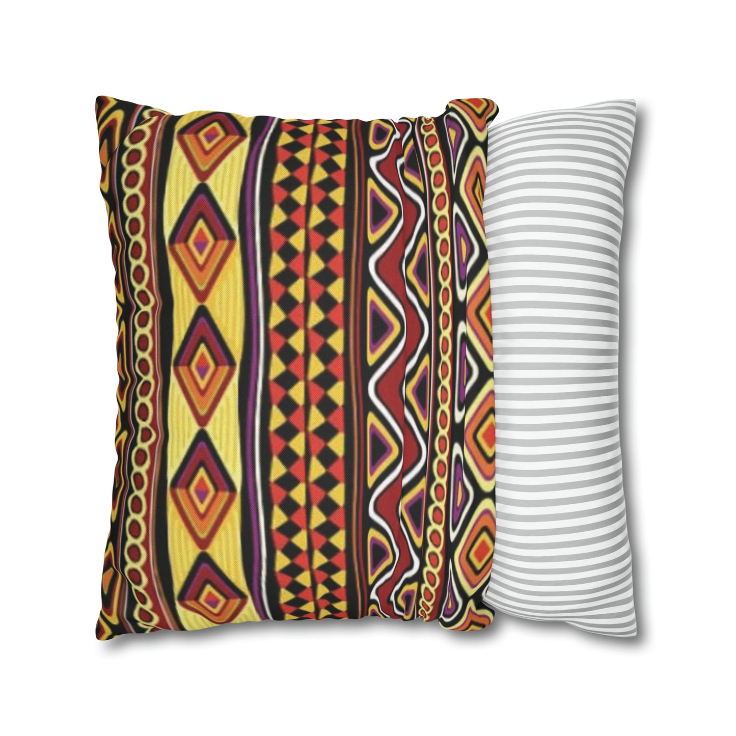 Samsf Spun Polyester Square Pillow Case