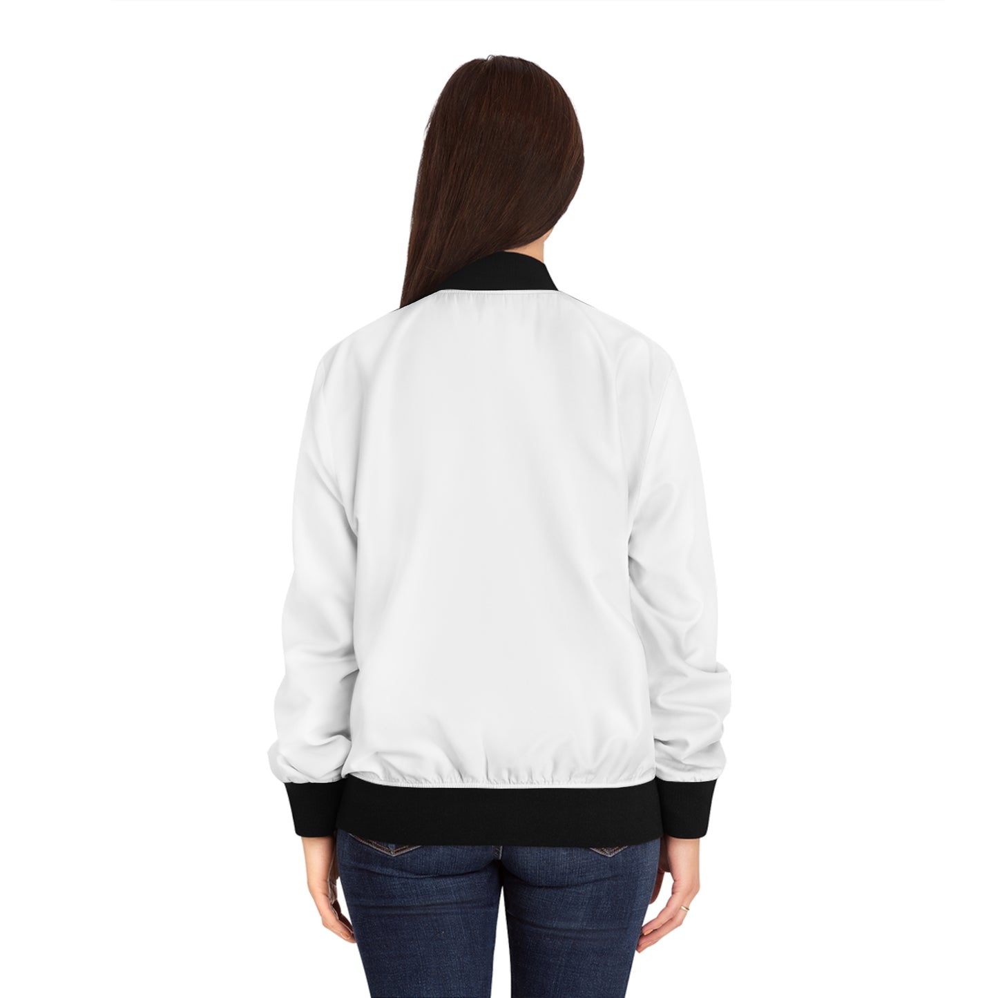 Women's Bomber Jacket (AOP) For Miss Joki