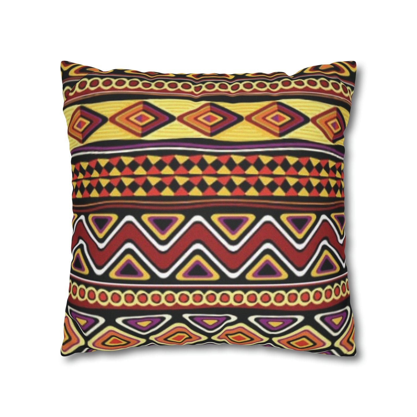 Samsf Spun Polyester Square Pillow Case