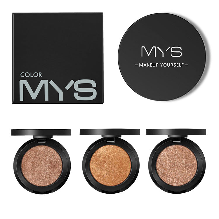 Lebo MYS Brand Face Makeup Powder 6 color Waterproof Minerals Shimmer Brightener Contour Glow Kit Bronzer Highlighter Makeup Palettes