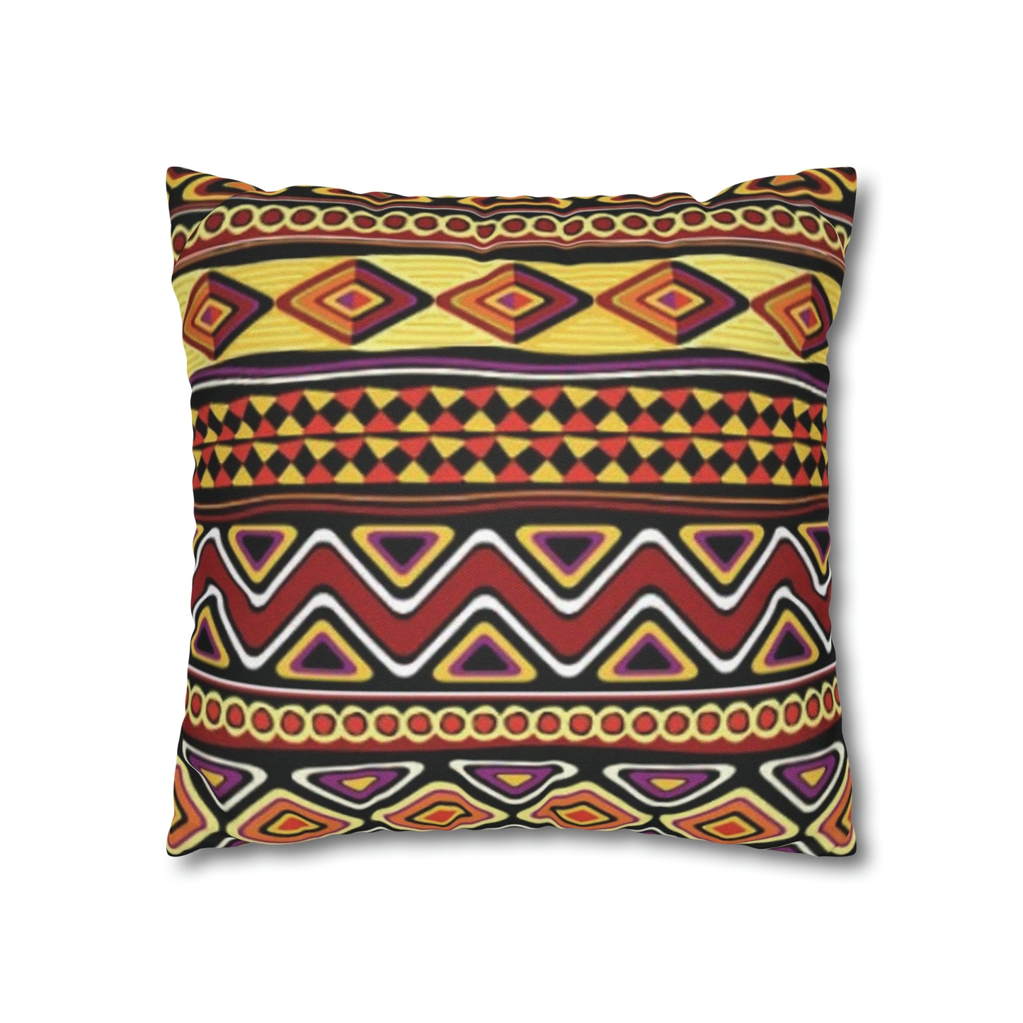 Samsf Spun Polyester Square Pillow Case