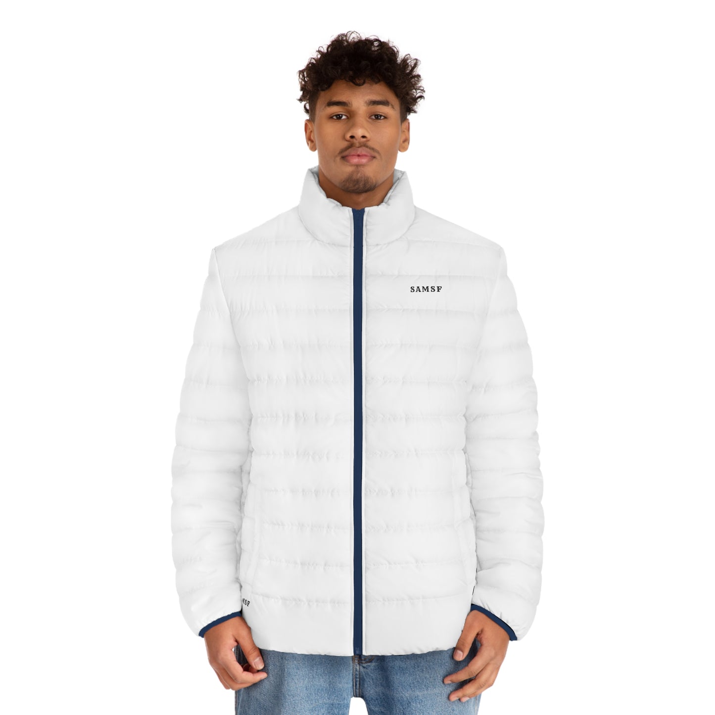 Samsf Men's Puffer Jacket (AOP)