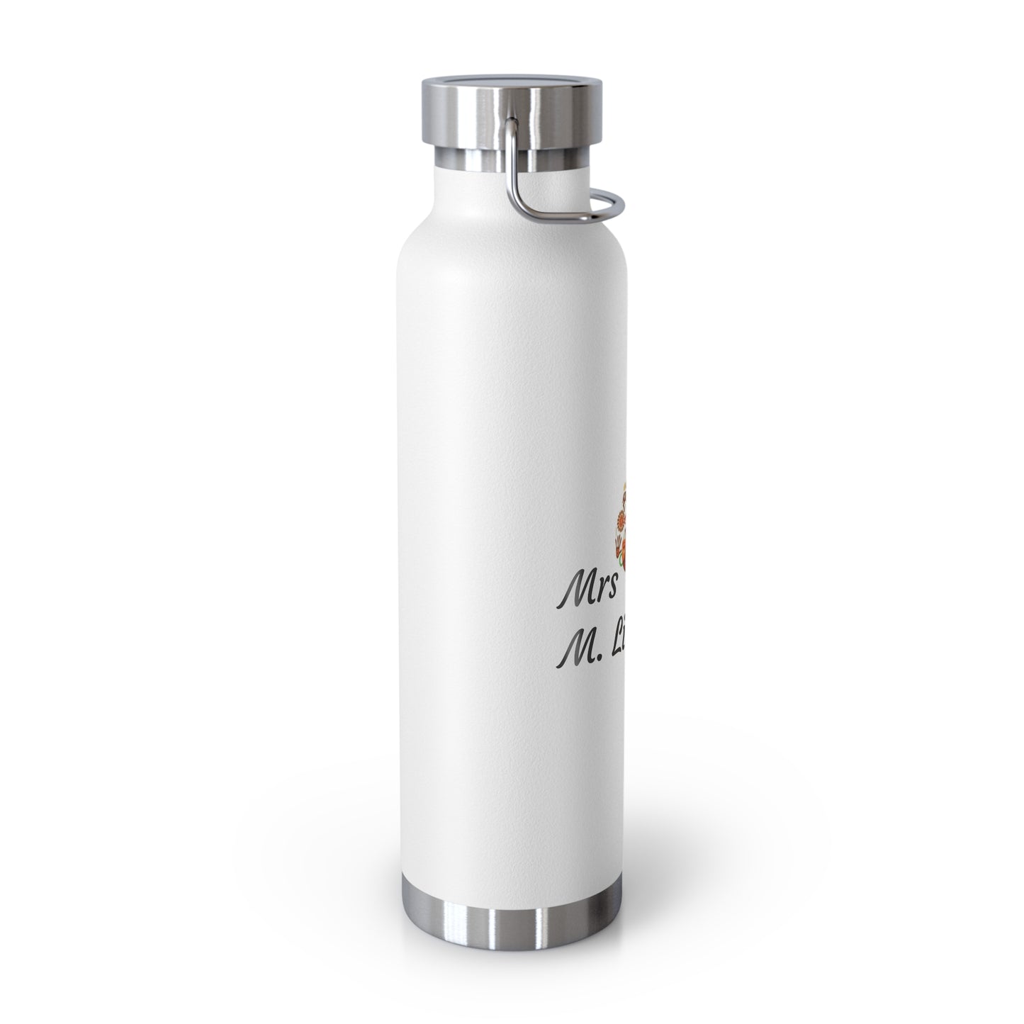 Copper Vacuum Insulated Bottle, 22oz For Mrs Lisa