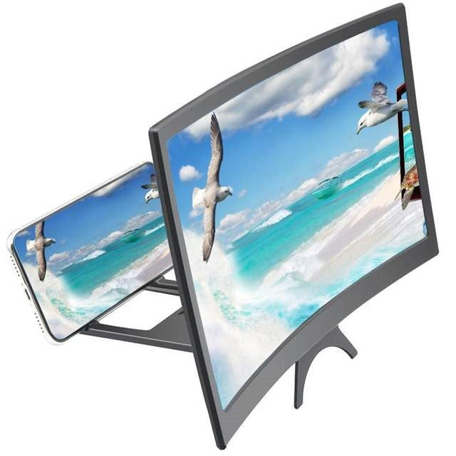 12 inch Mobile Screen Magnifier Bracket Cellphone Movie Display Amplifier Holder Bracket Mobile Phone Screen Desktop Tool