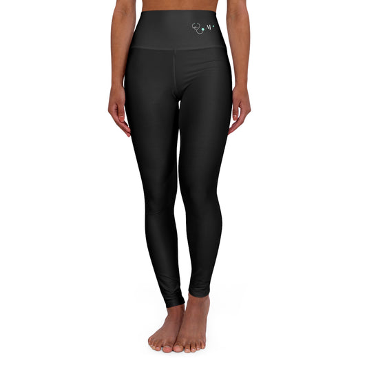 High Waisted Yoga Leggings (AOP) For Miss Joki