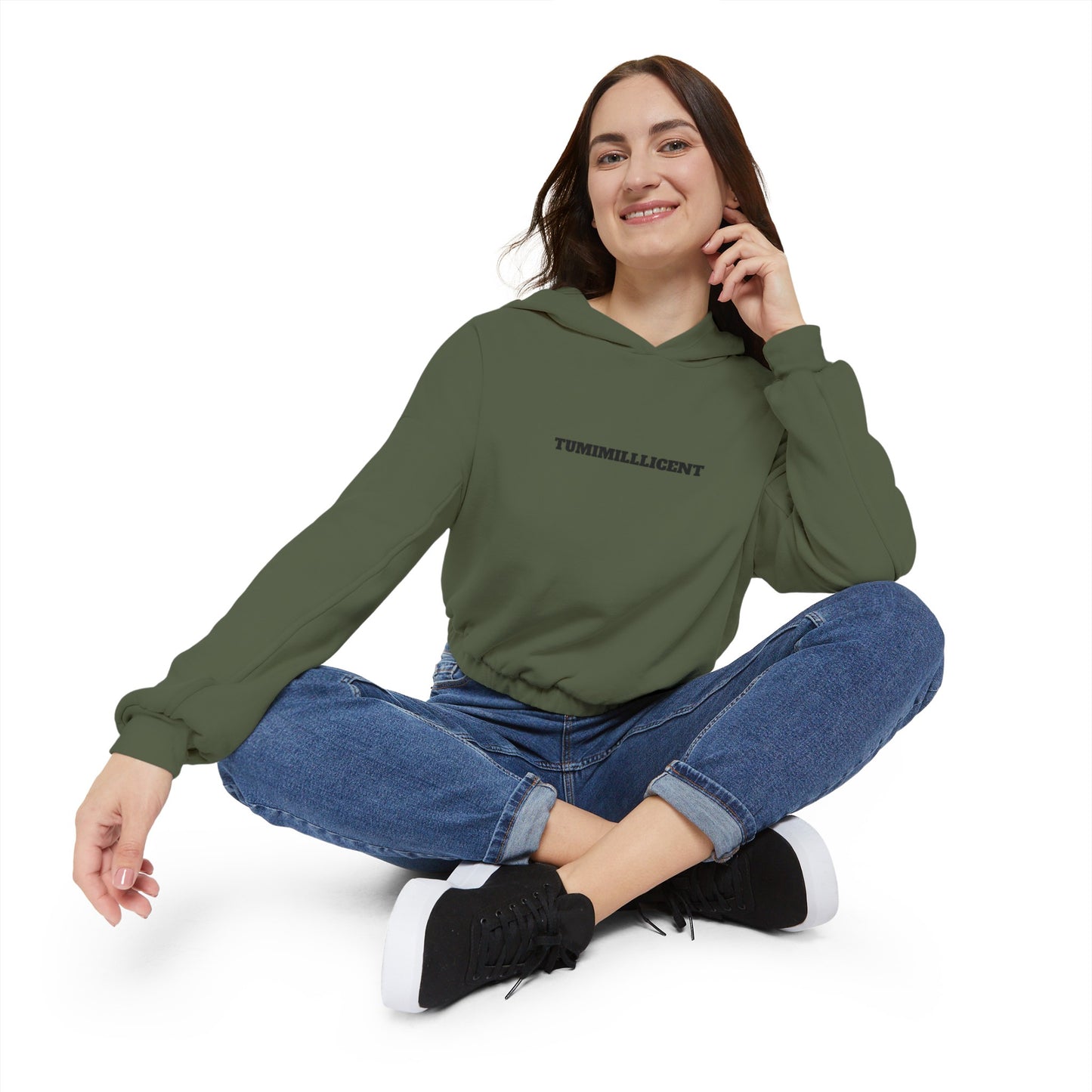 Women's Cinched Bottom Hoodie For Tum