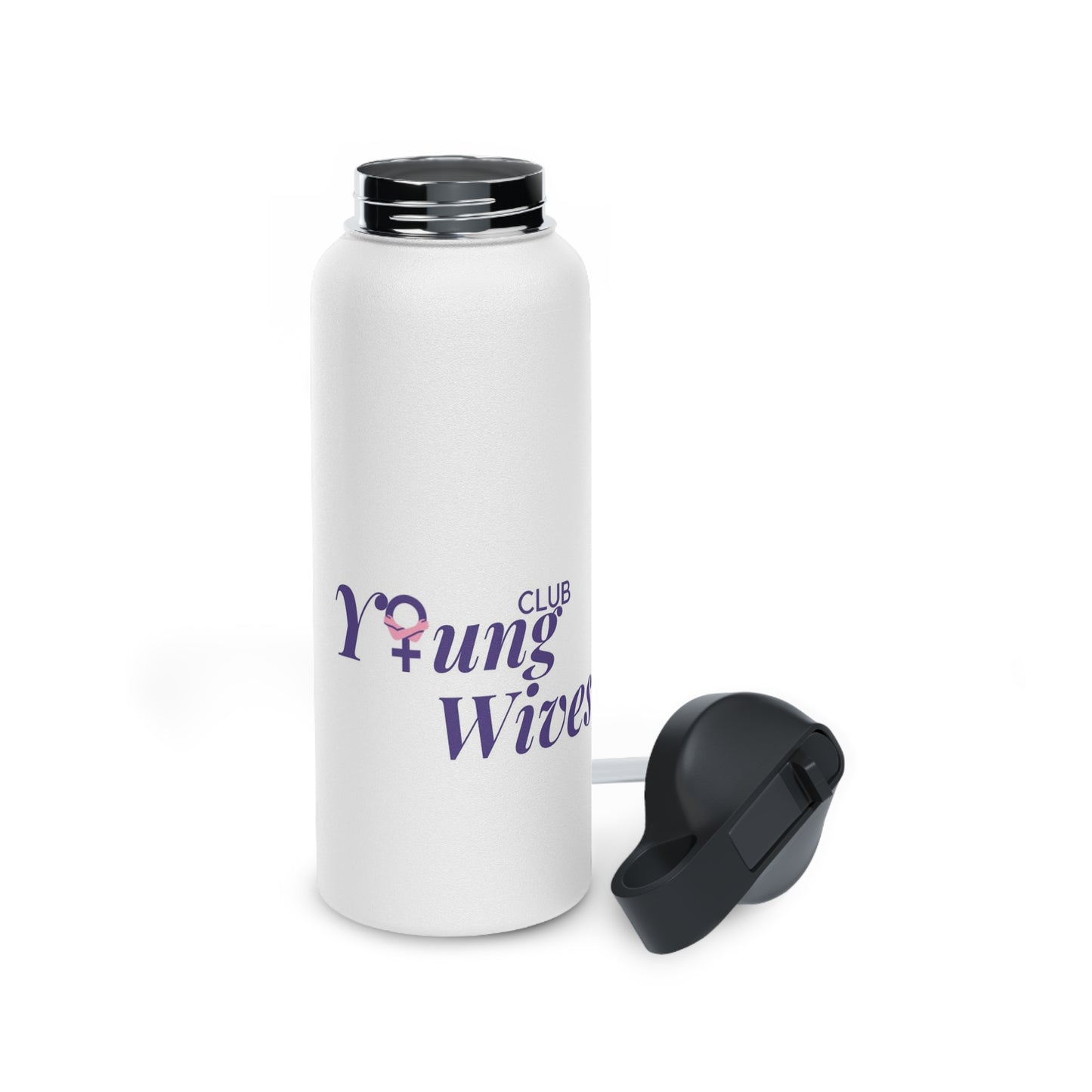 Wives Club Stainless Steel Water Bottle, Standard Lid