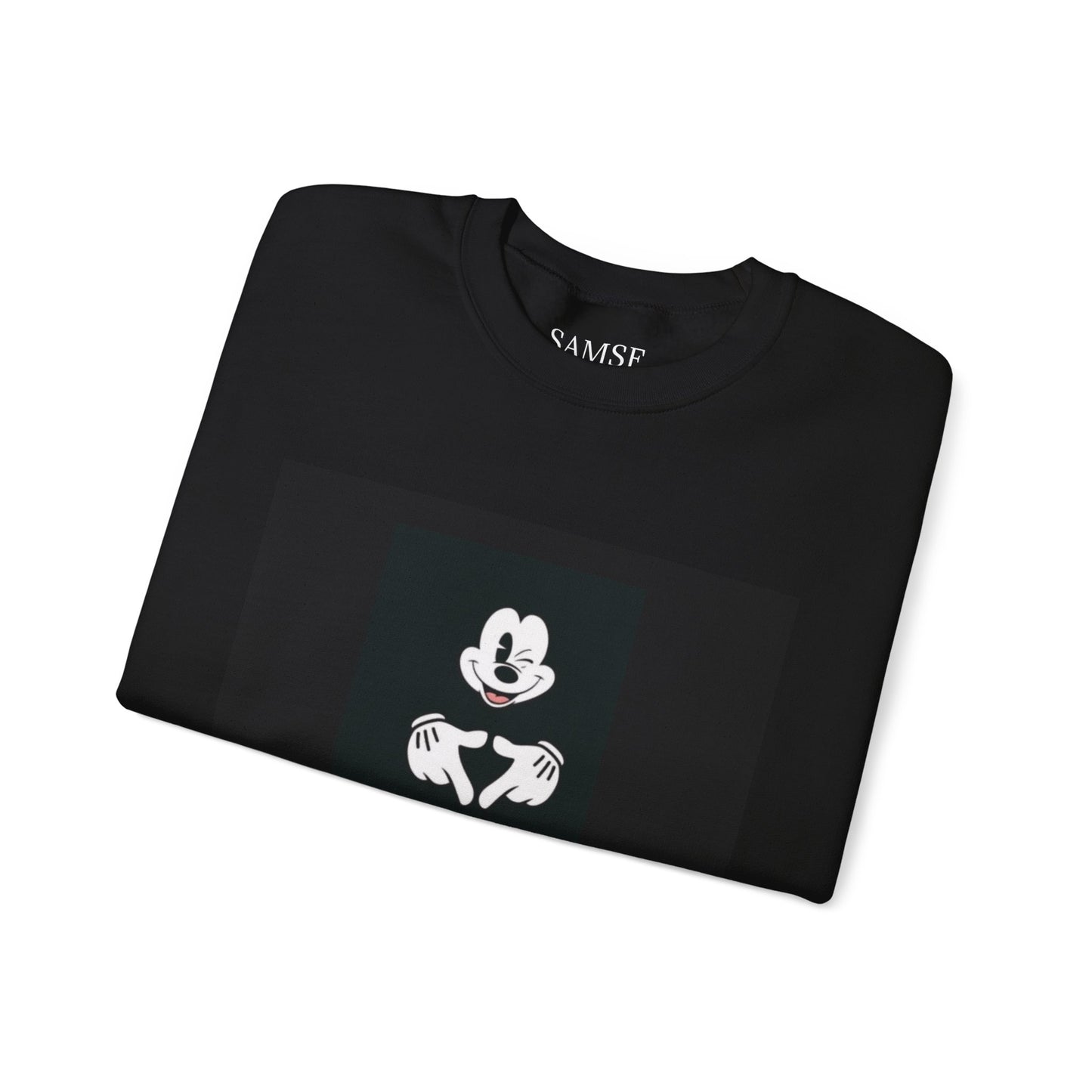 Crewneck Sweatshirt — Retro Cartoon Logo "SAMSF" Est. 2023