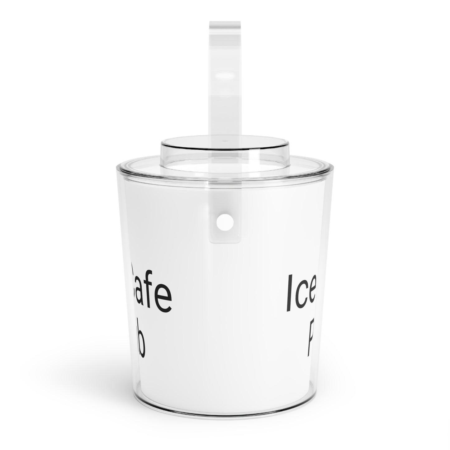 Ice Bucket with Tongs For Ice Cafe Pub