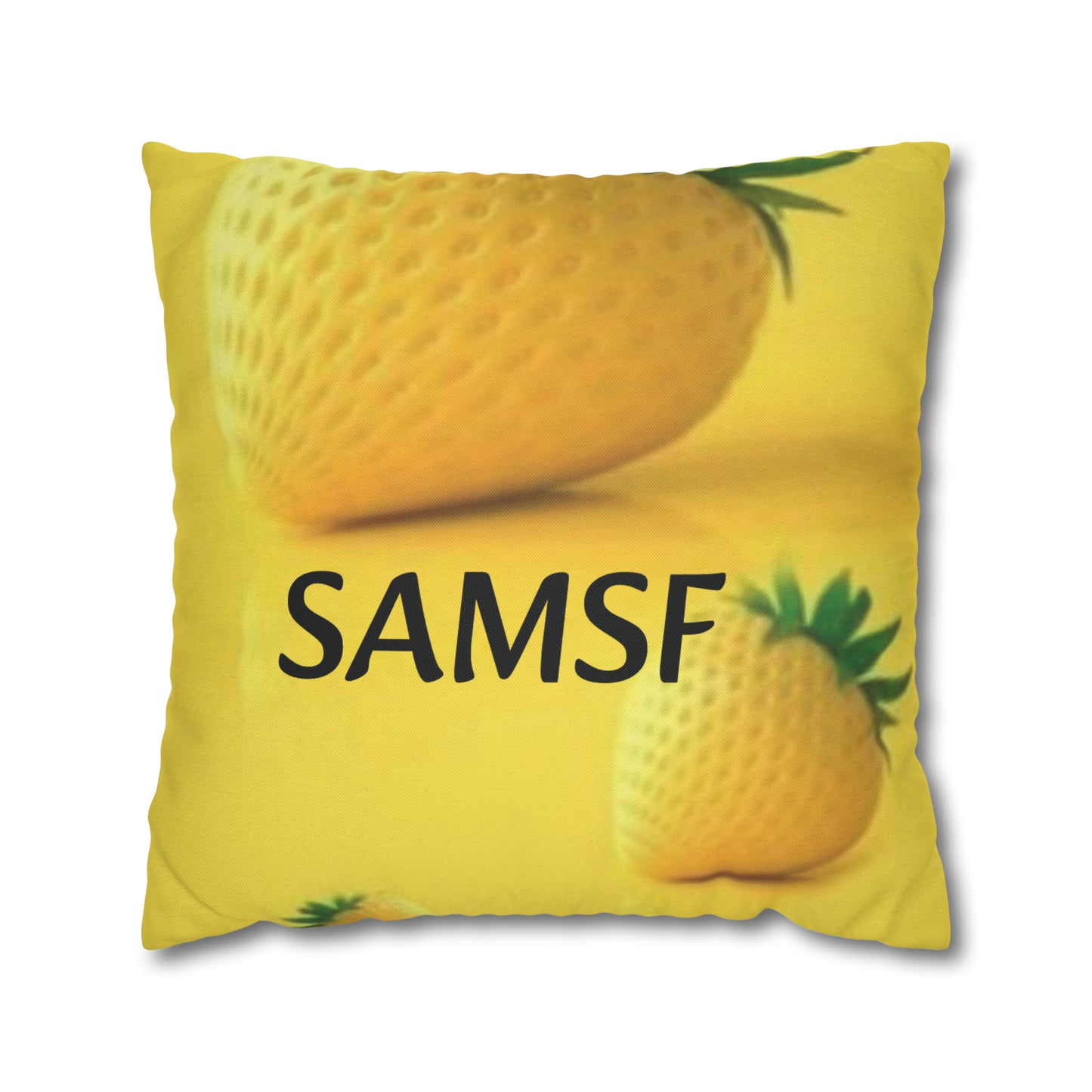 Samsf Spun Polyester Square Pillow Case