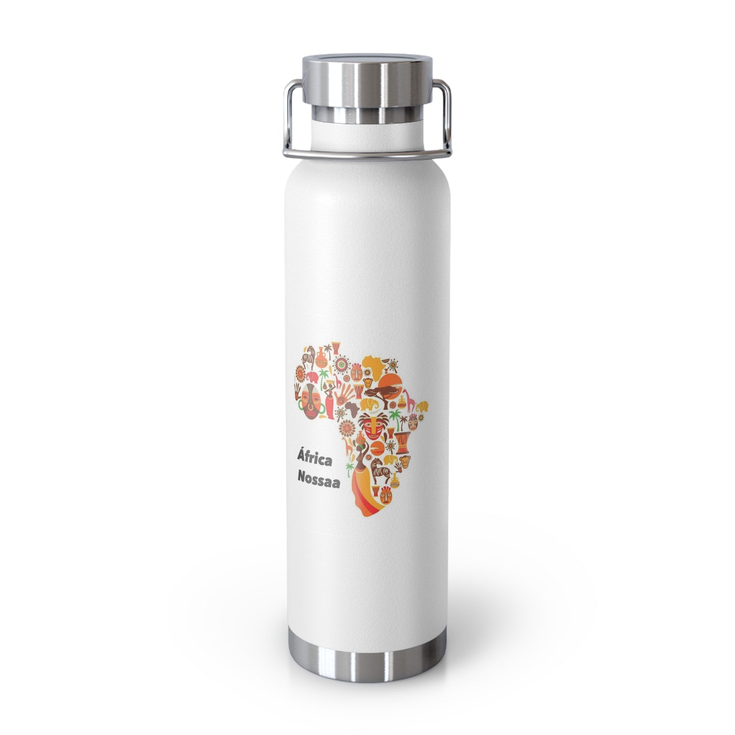 Copper Vacuum Insulated Bottle, 22oz For Africa nossa