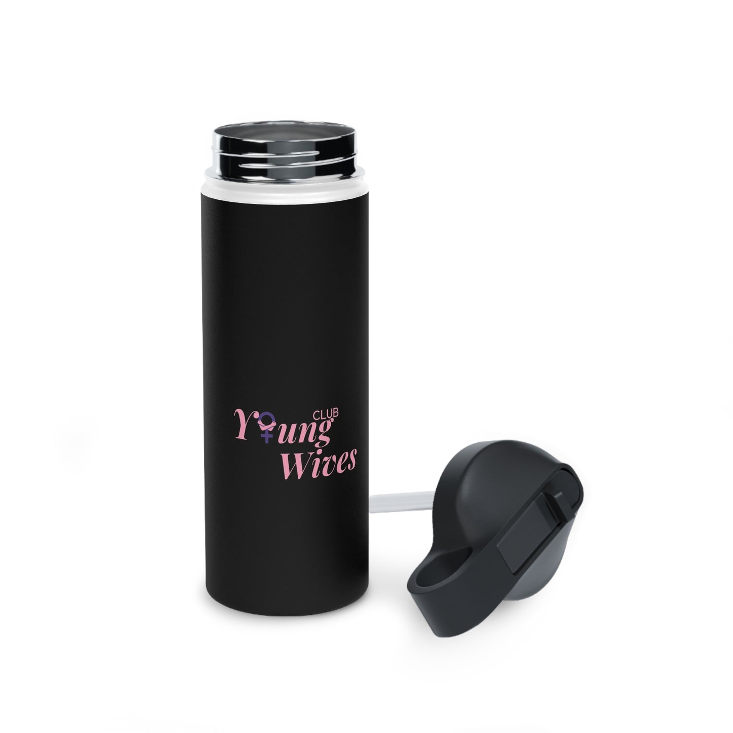 Wives Club Stainless Steel Water Bottle, Standard Lid