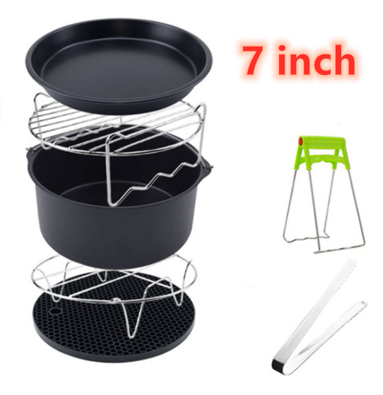 Air fryer accessories cake bucket pizza pan 7 inch