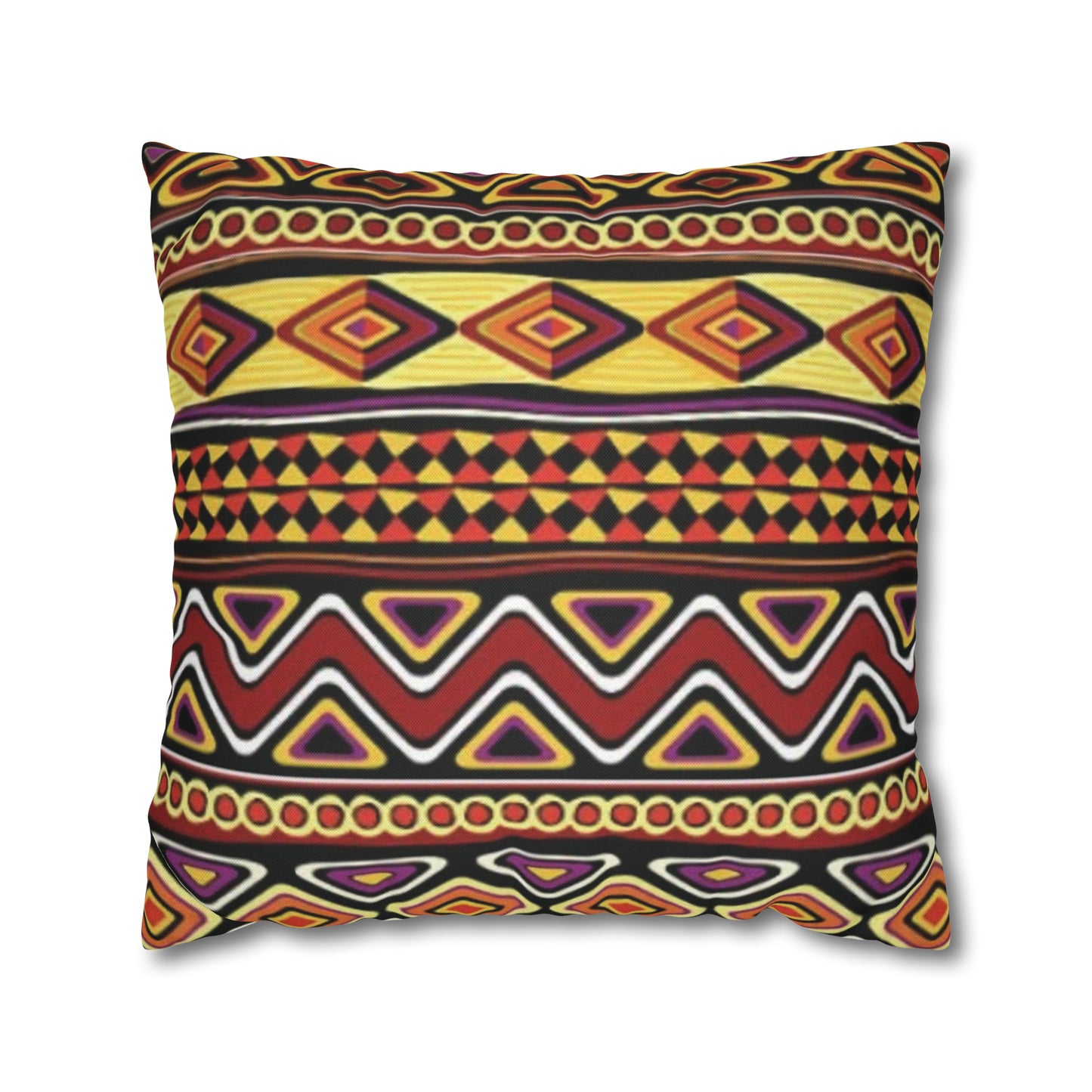 Samsf Spun Polyester Square Pillow Case