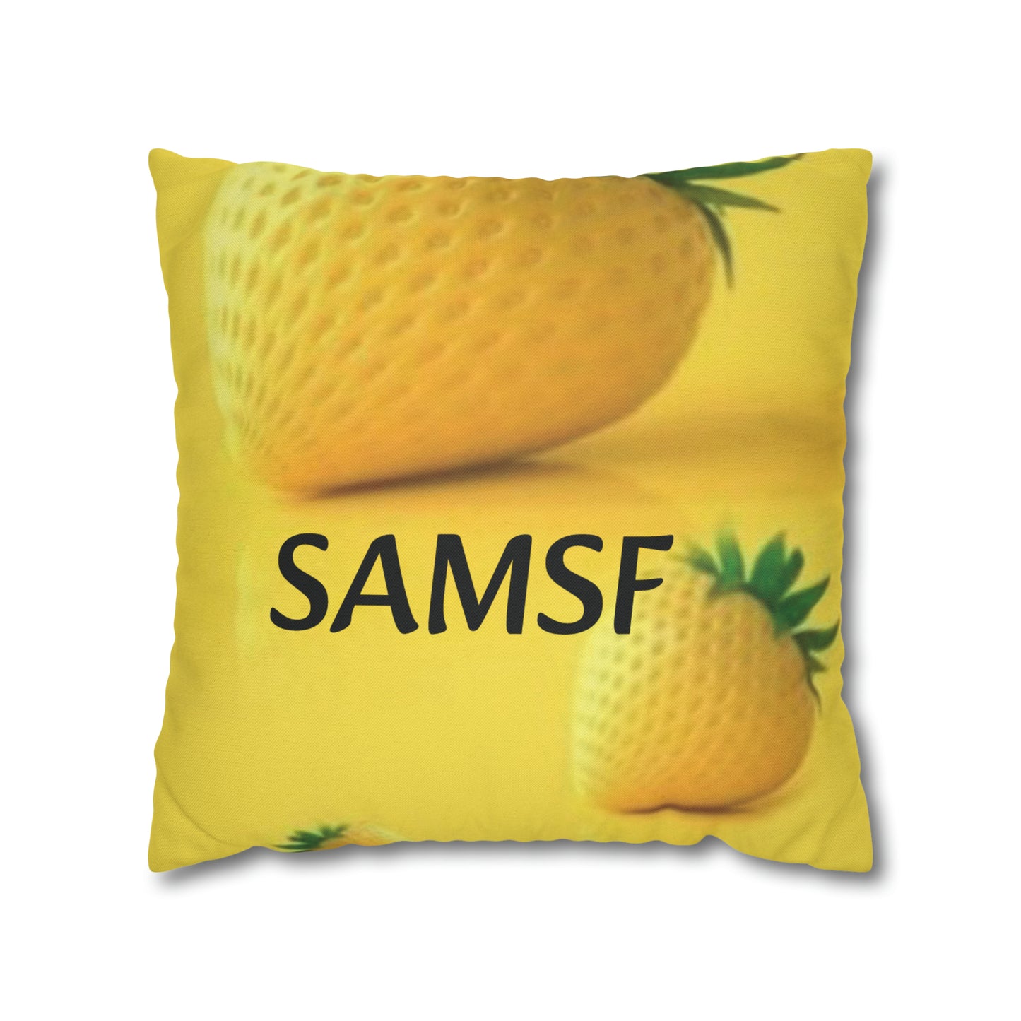 Samsf Spun Polyester Square Pillow Case