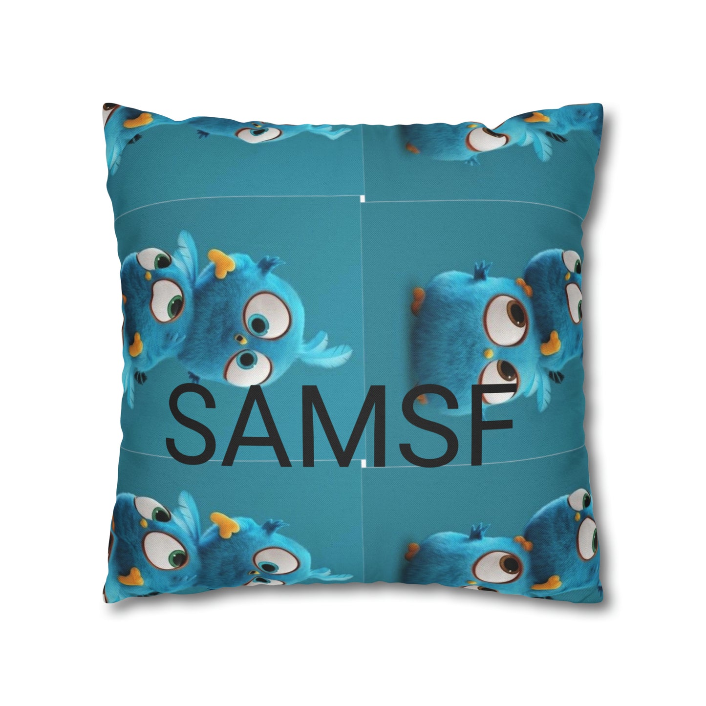 Samsf Spun Polyester Square Pillowcase