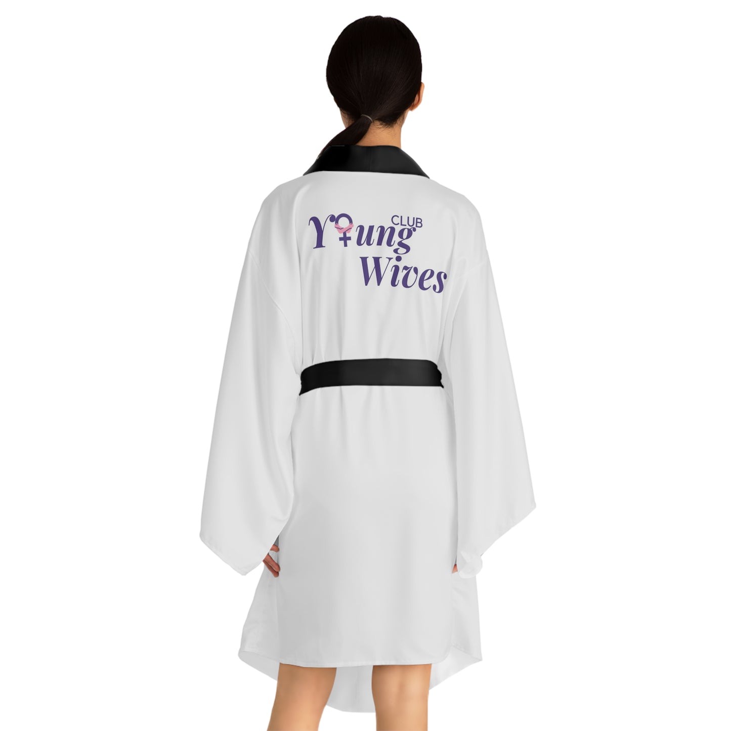 Wives Club Long Sleeve Kimono Robe (AOP)