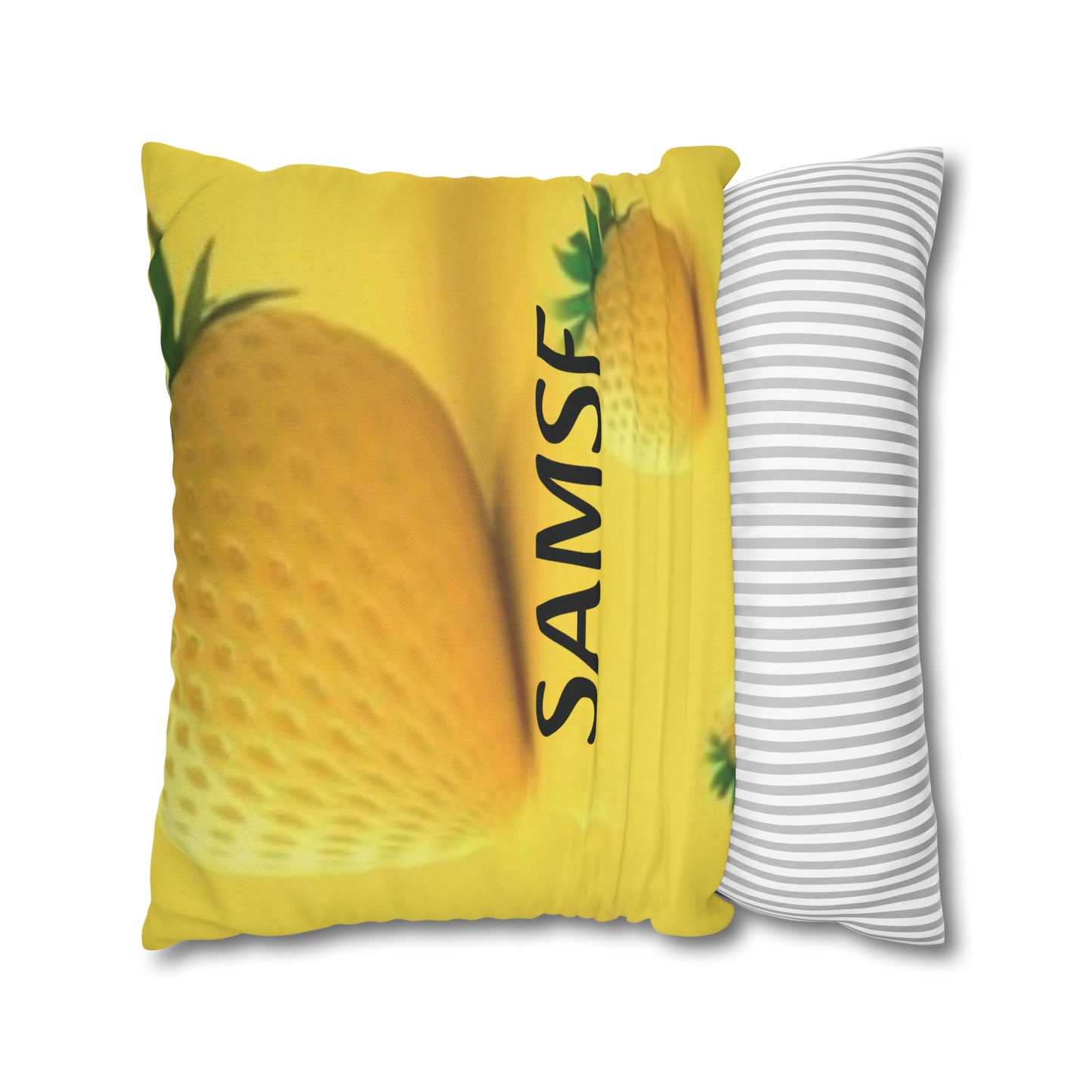 Samsf Spun Polyester Square Pillow Case