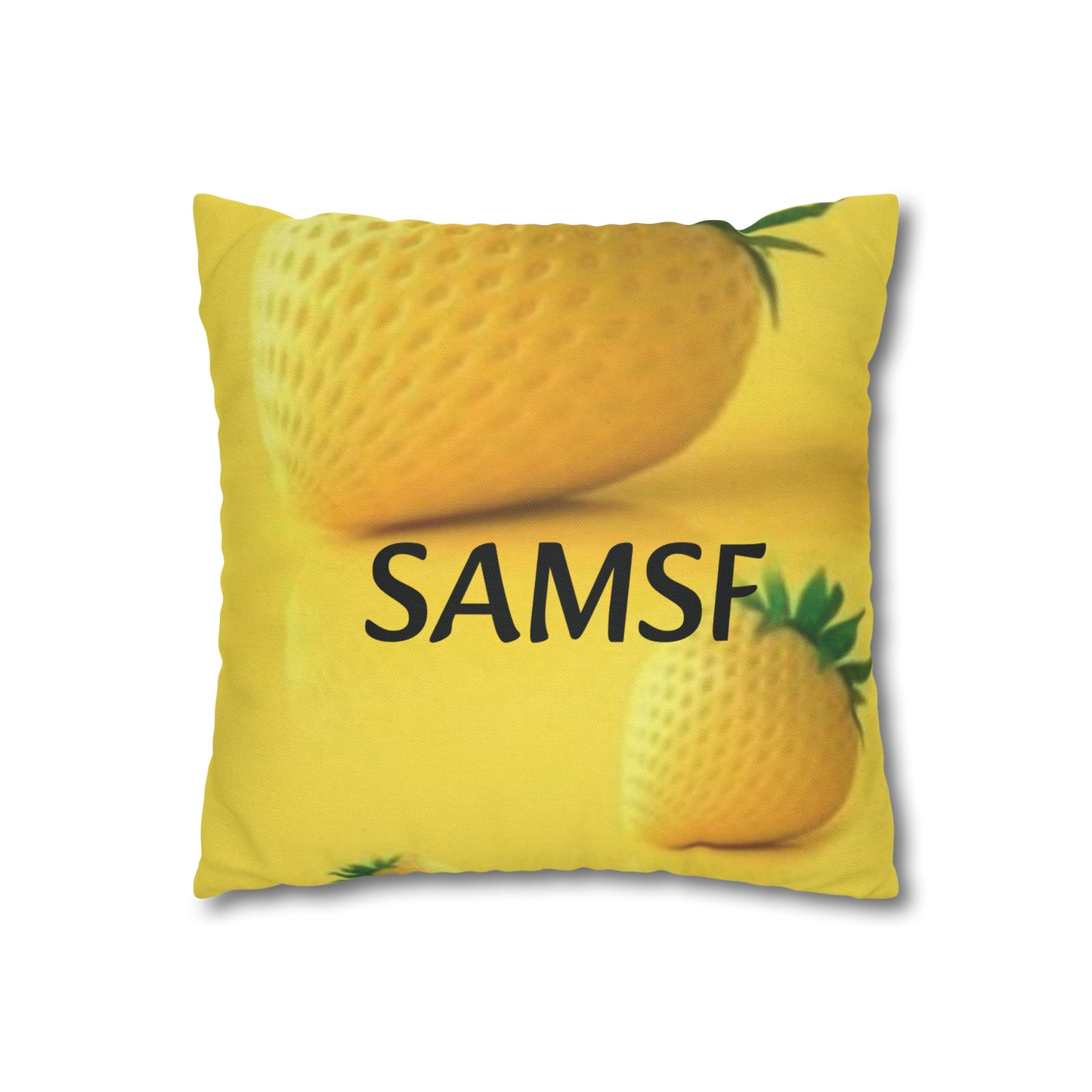 Samsf Spun Polyester Square Pillow Case