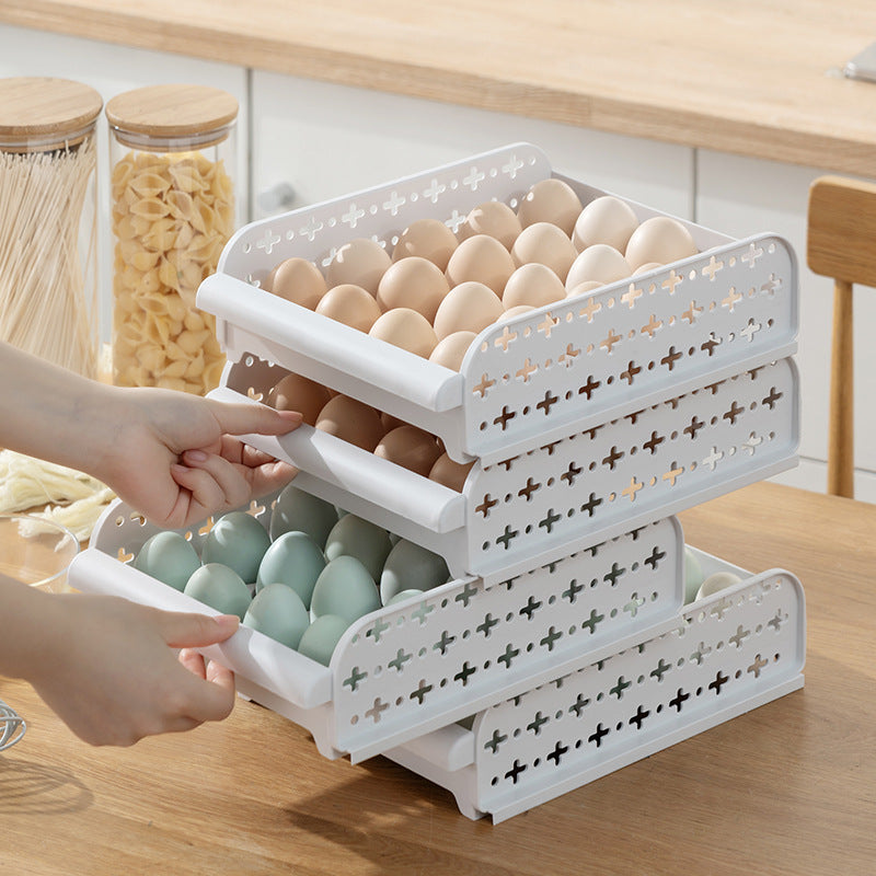 Space-saving Kitchen Refrigerator Egg Storage Box