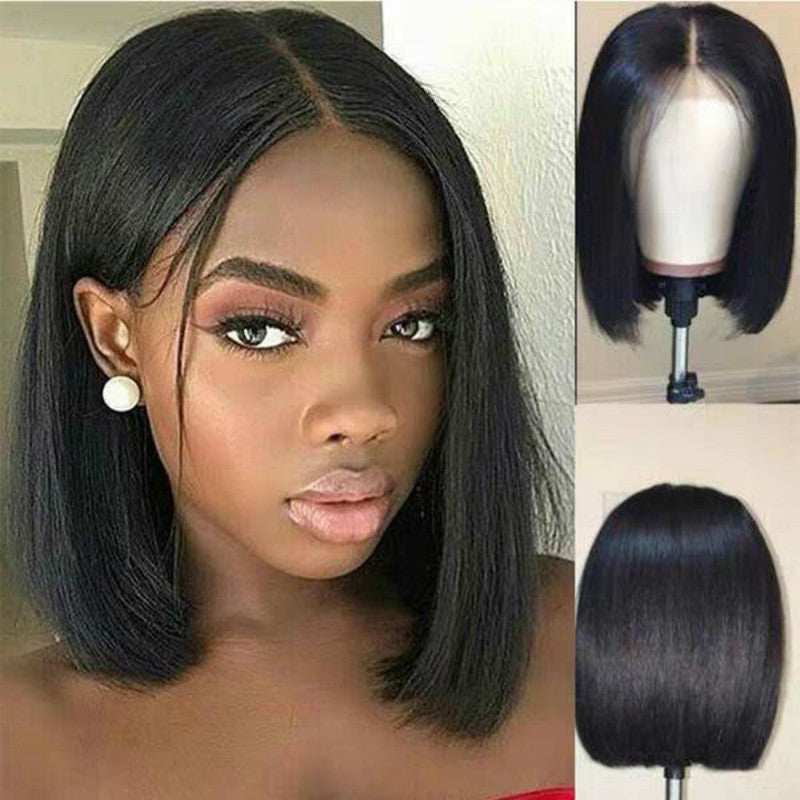 Lebo Wig Women Short Human Hair Wigs Bob Brazilian Black Women Remy