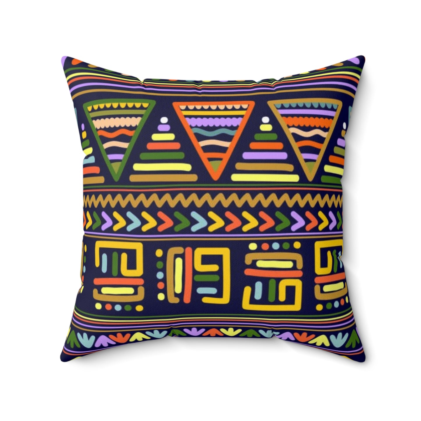 Samsf Spun Polyester Square Pillow