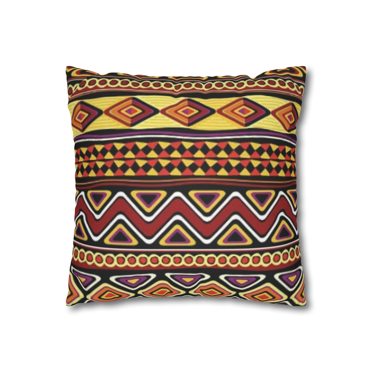 Samsf Spun Polyester Square Pillow Case