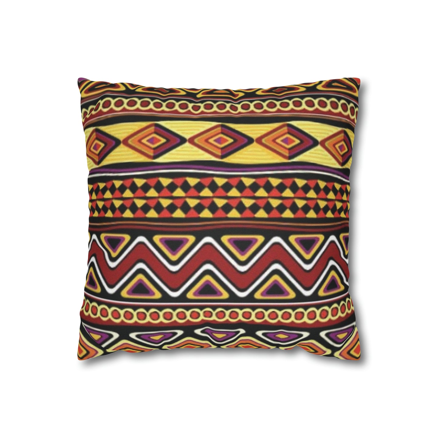 Samsf Spun Polyester Square Pillow Case