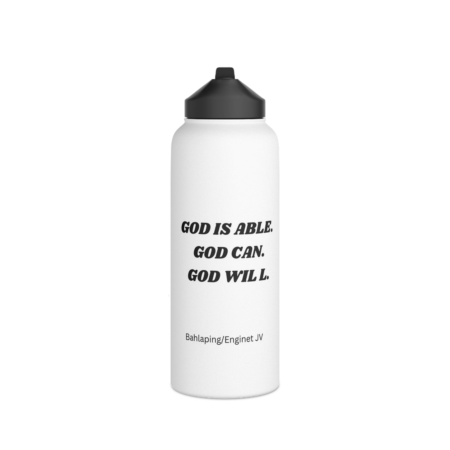 Shazz Stainless Steel Water Bottle, Standard Lid