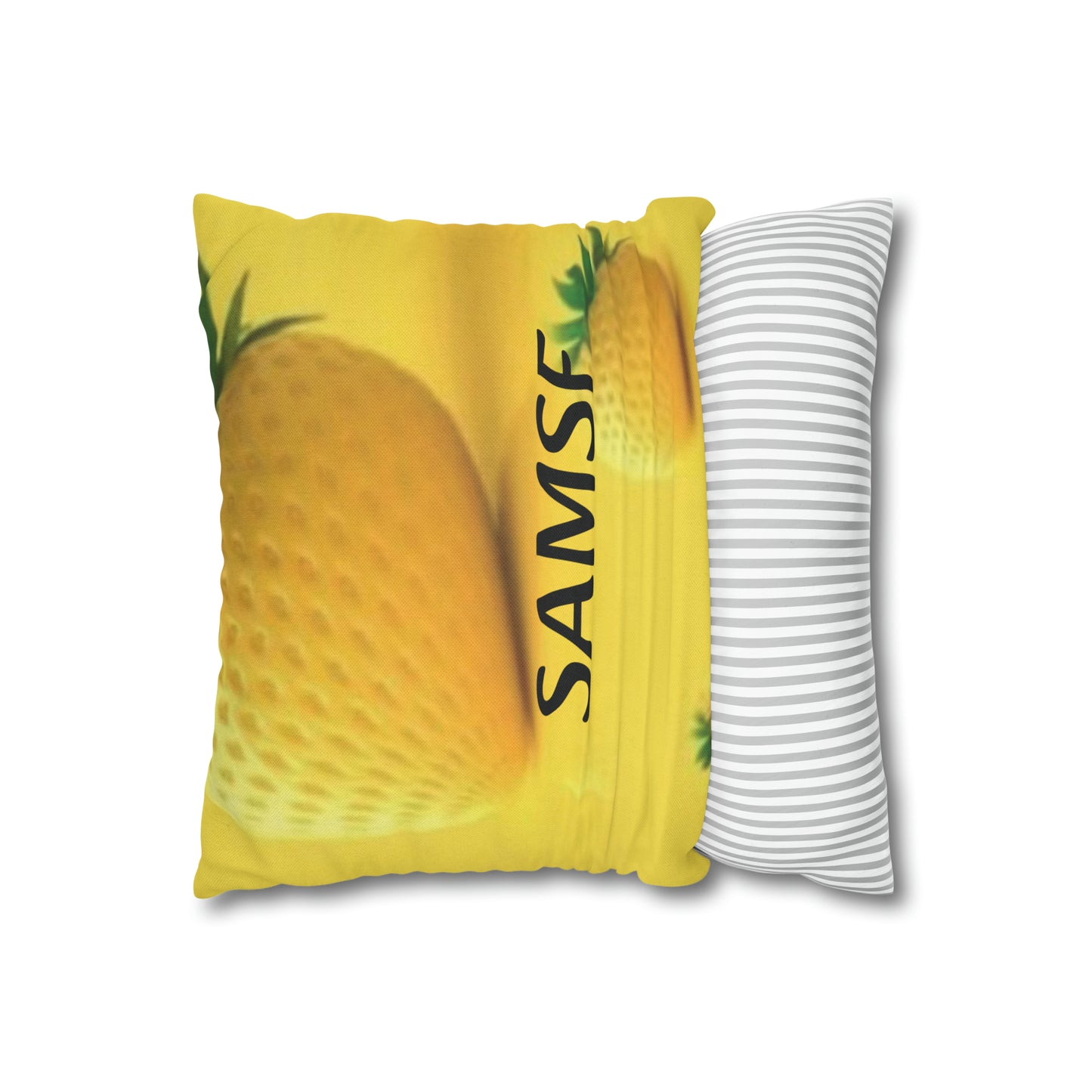 Samsf Spun Polyester Square Pillow Case