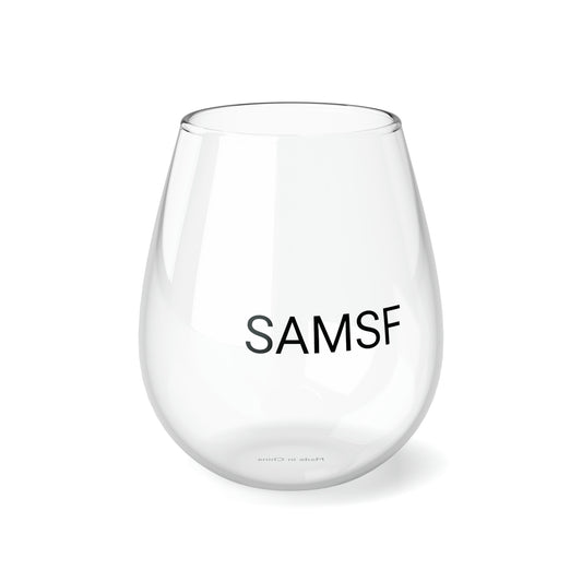 Samsf Stemless Wine Glass, 11.75oz