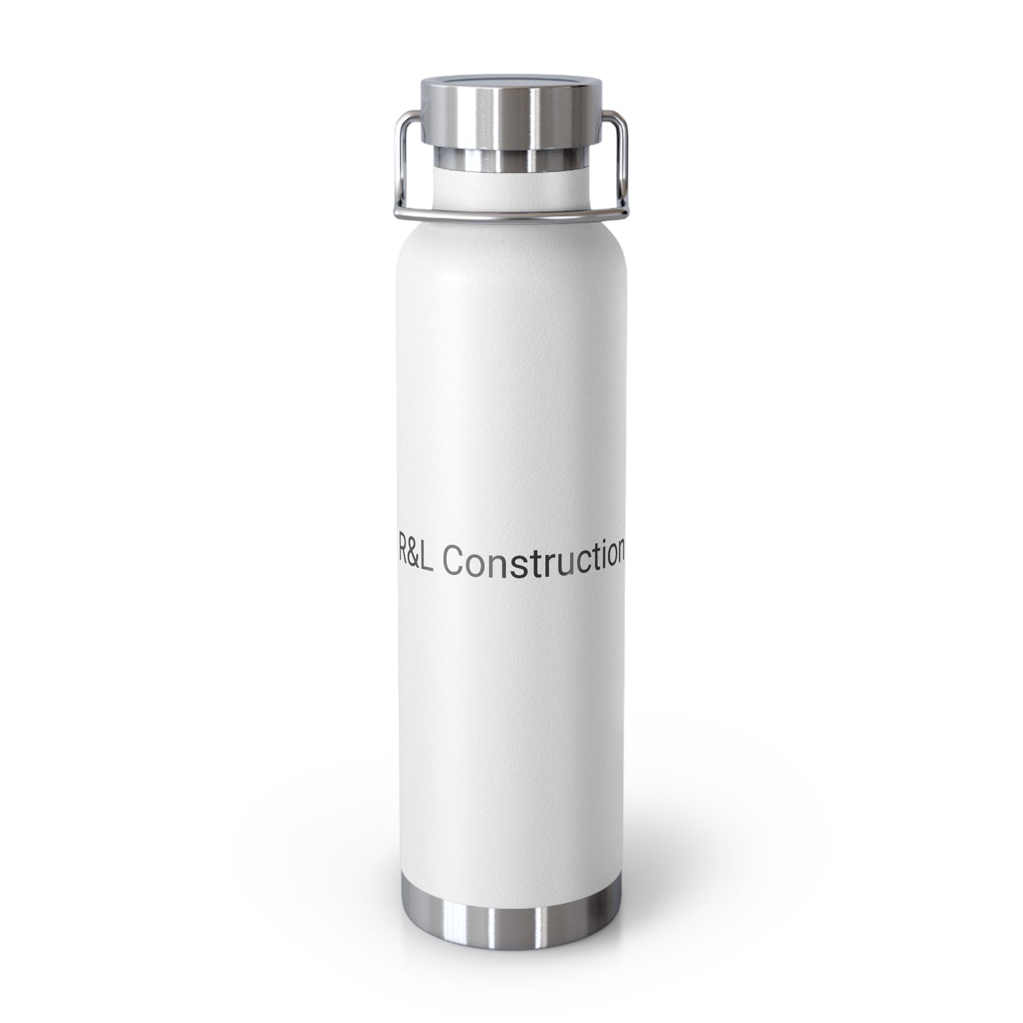 Copper Vacuum Insulated Bottle, 22oz For R&L Construction